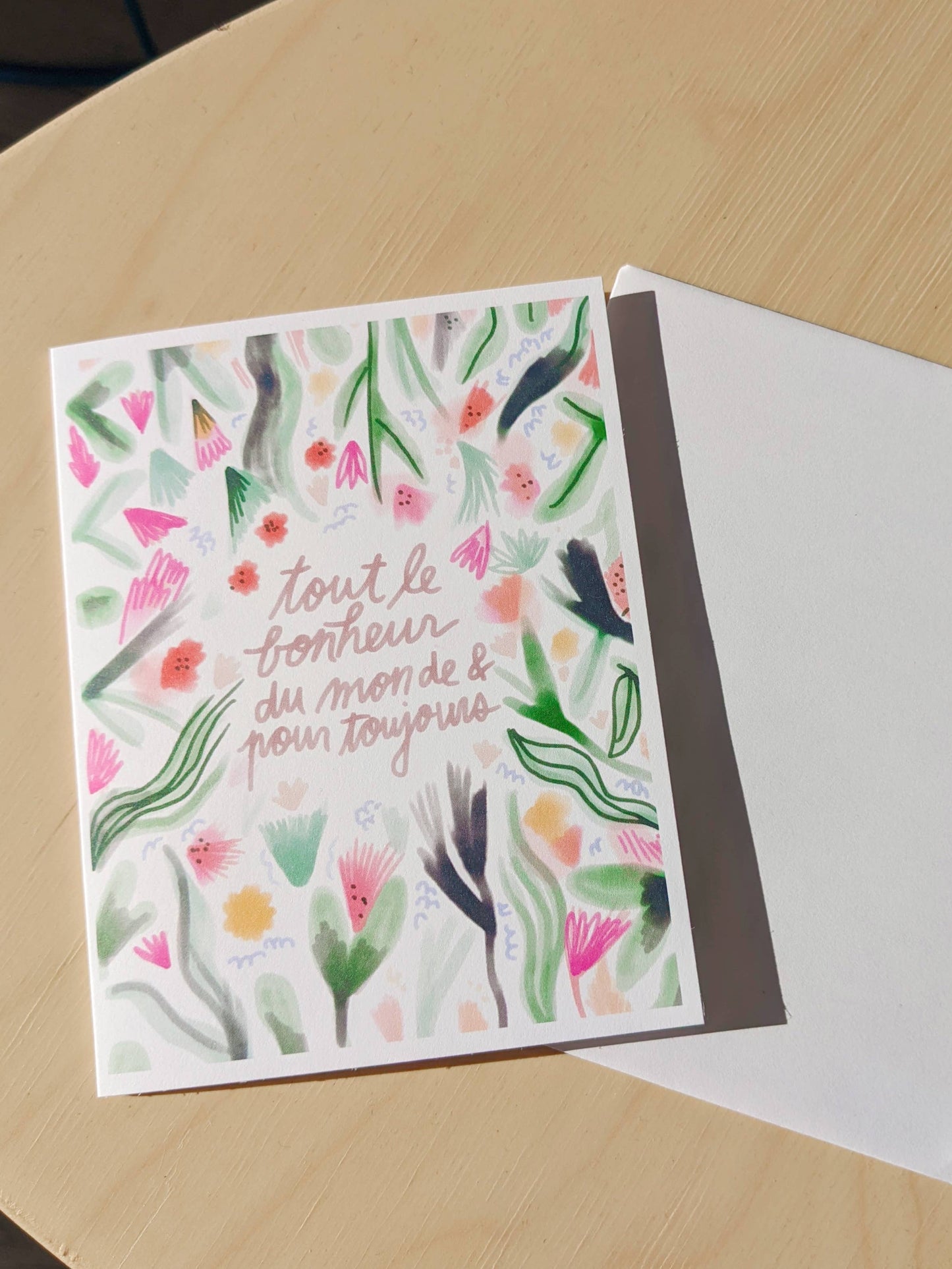 Carte Tout le bonheur du monde