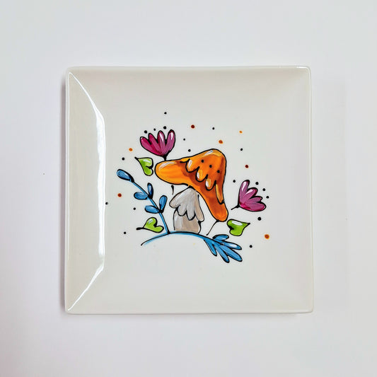 Petite assiette carrée Boris & Cie
