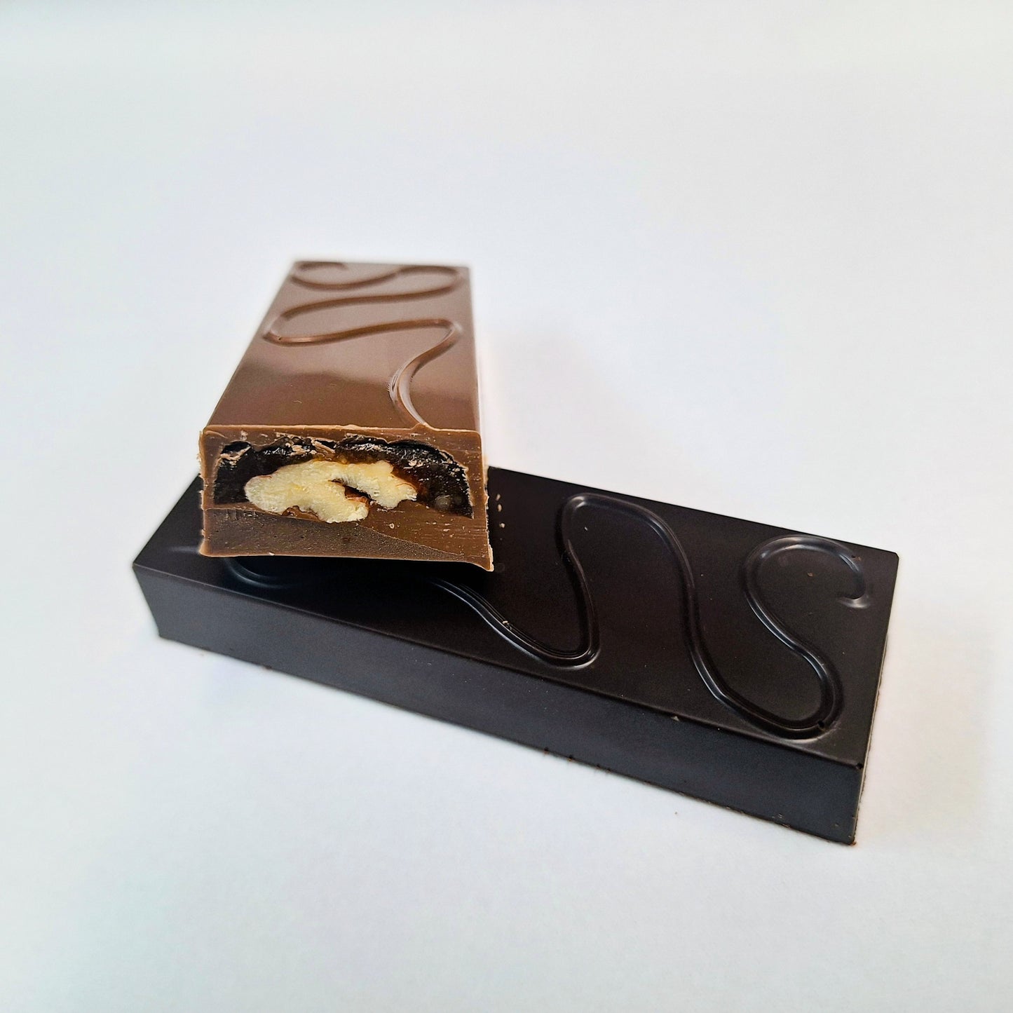 Barre caramel épicé et pacanes