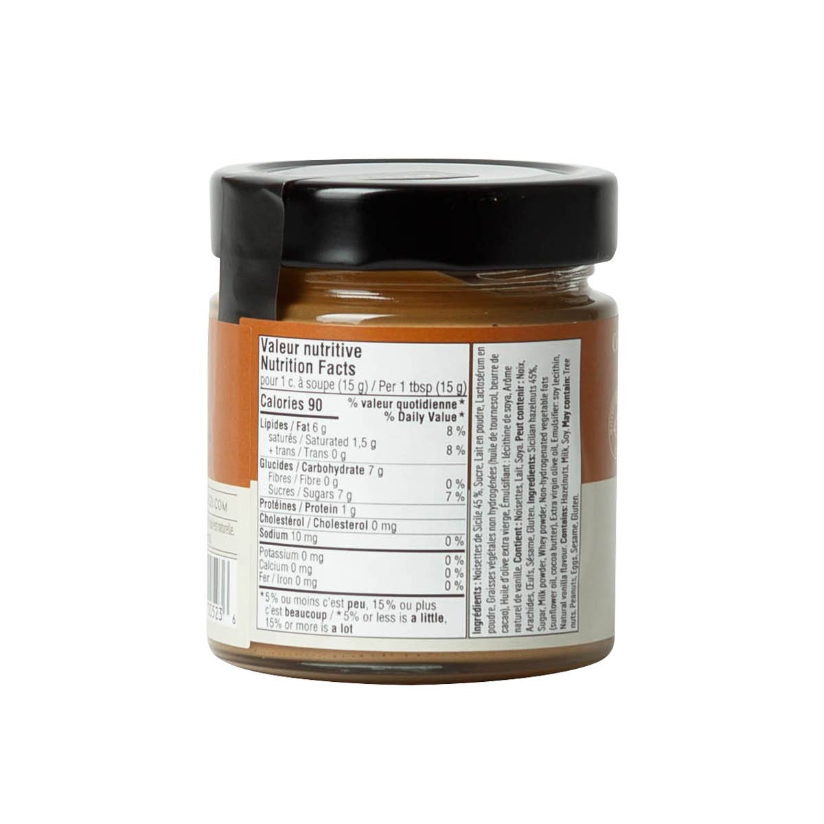 Crème de noisettes