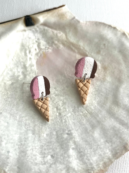 Boucles d'oreilles cornet