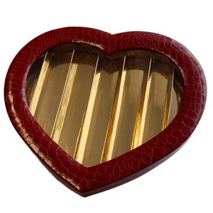 Boîte coeur croco