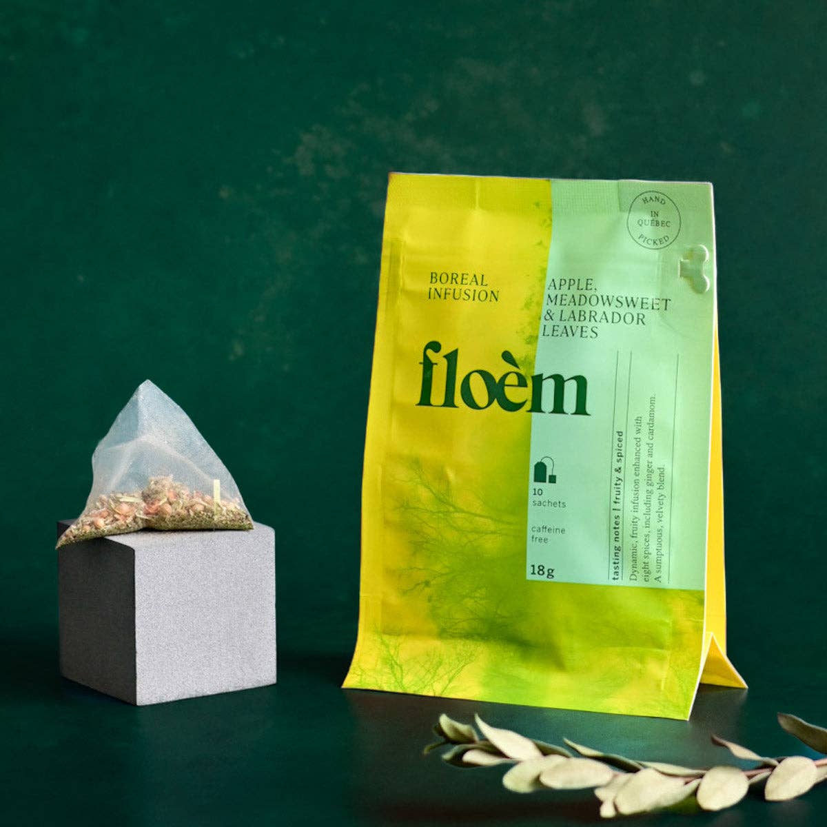Tisane nordique - Pomme, reine des prés et feuilles du Labrador
