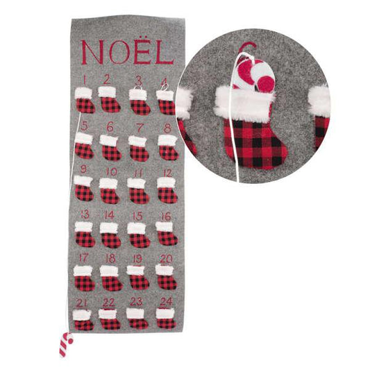Calendrier de l'Avent en feutre