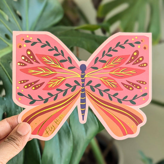Carte papillon "Fly High"