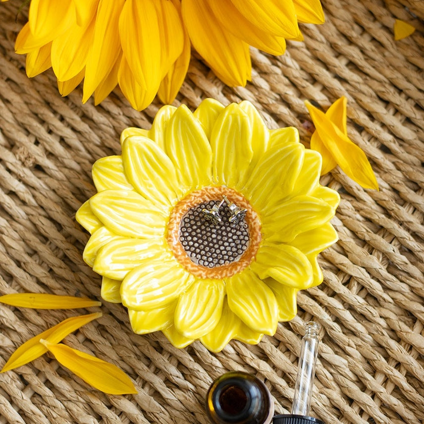 Vide-poche tournesol