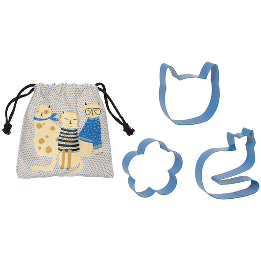 Lot de 3 emporte-pièces Feline Fine