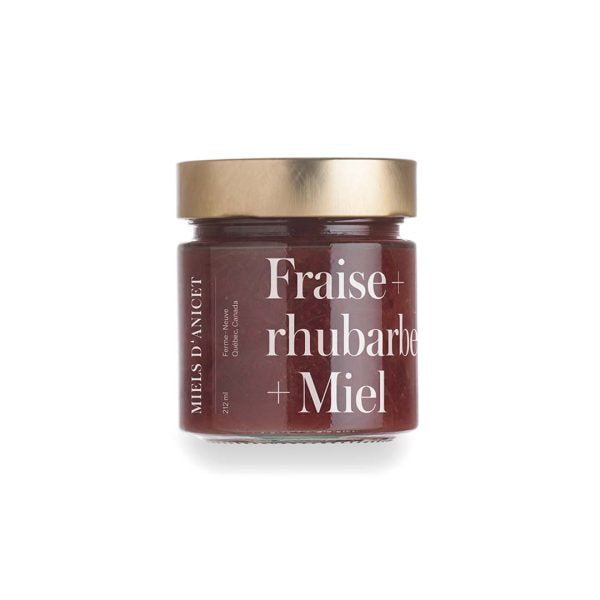 Tartinade Fraise, rhubarbe et miel