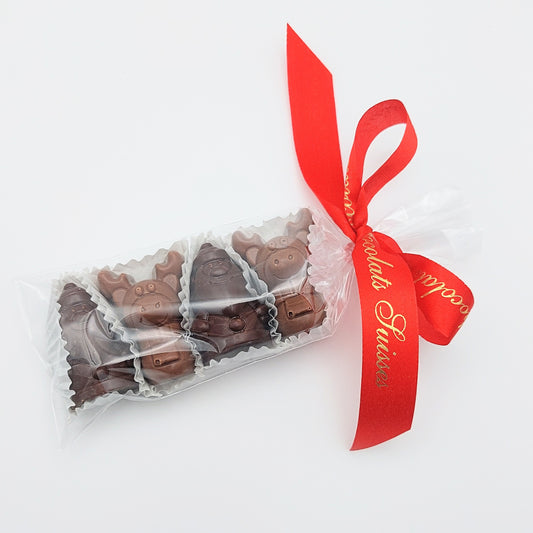 Sachet de 4 figurines au caramel