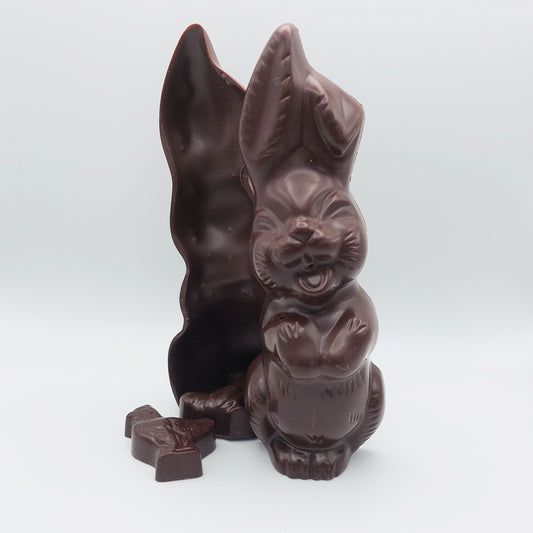 Petit lapin avec 2 animaux au caramel
