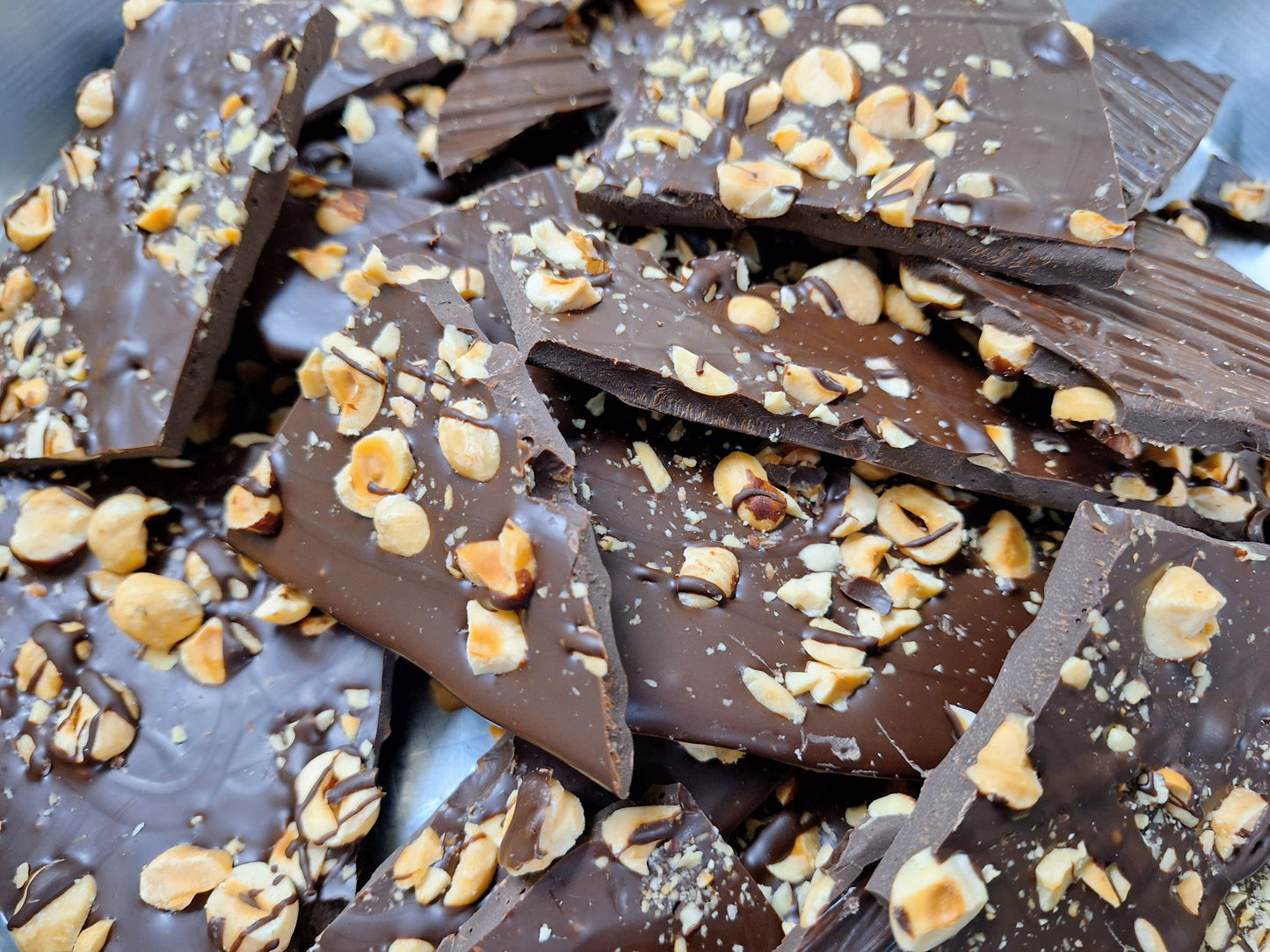 Hazelnut and Sea Salt Bark