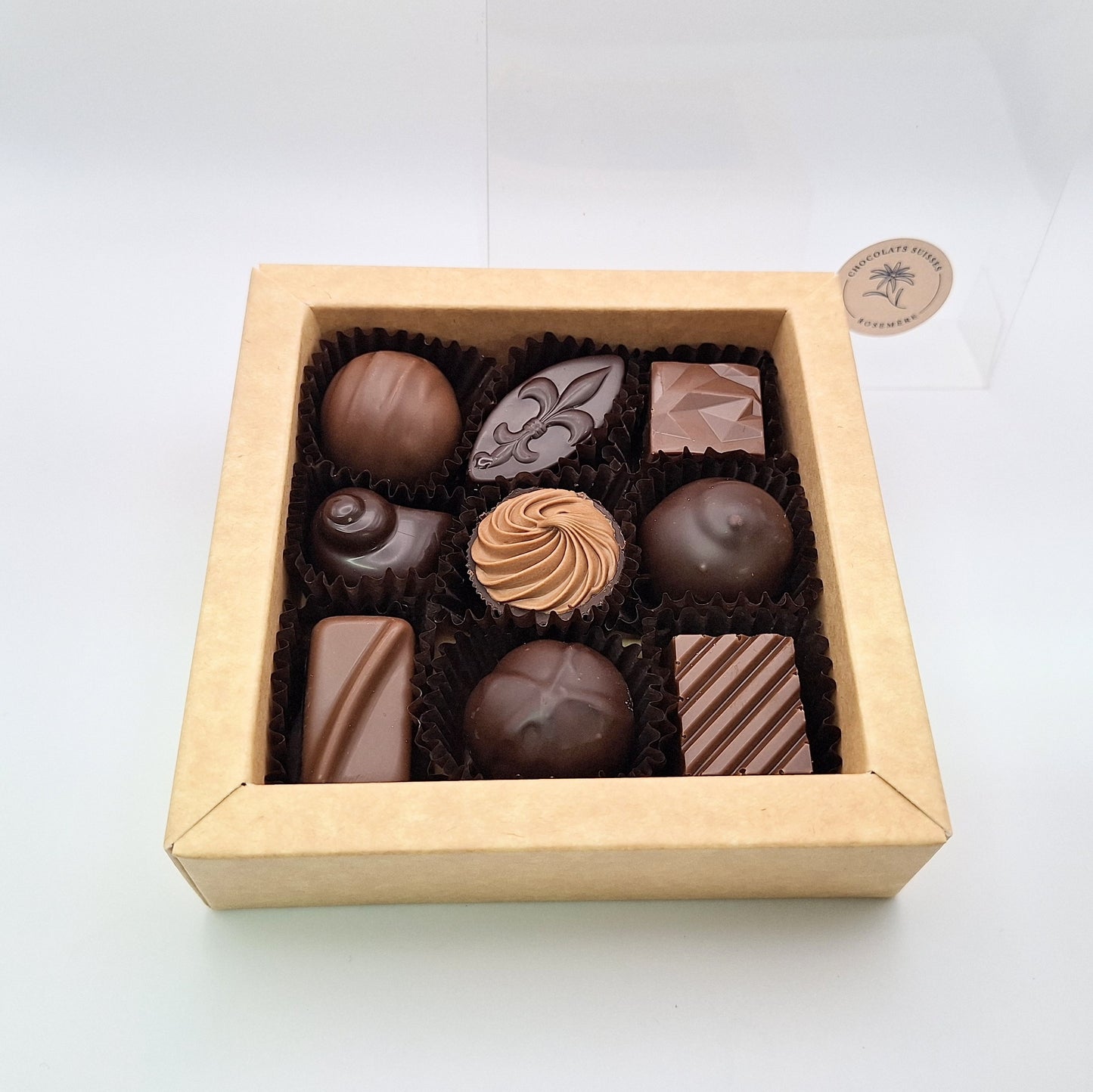 Box of 9 chocolates