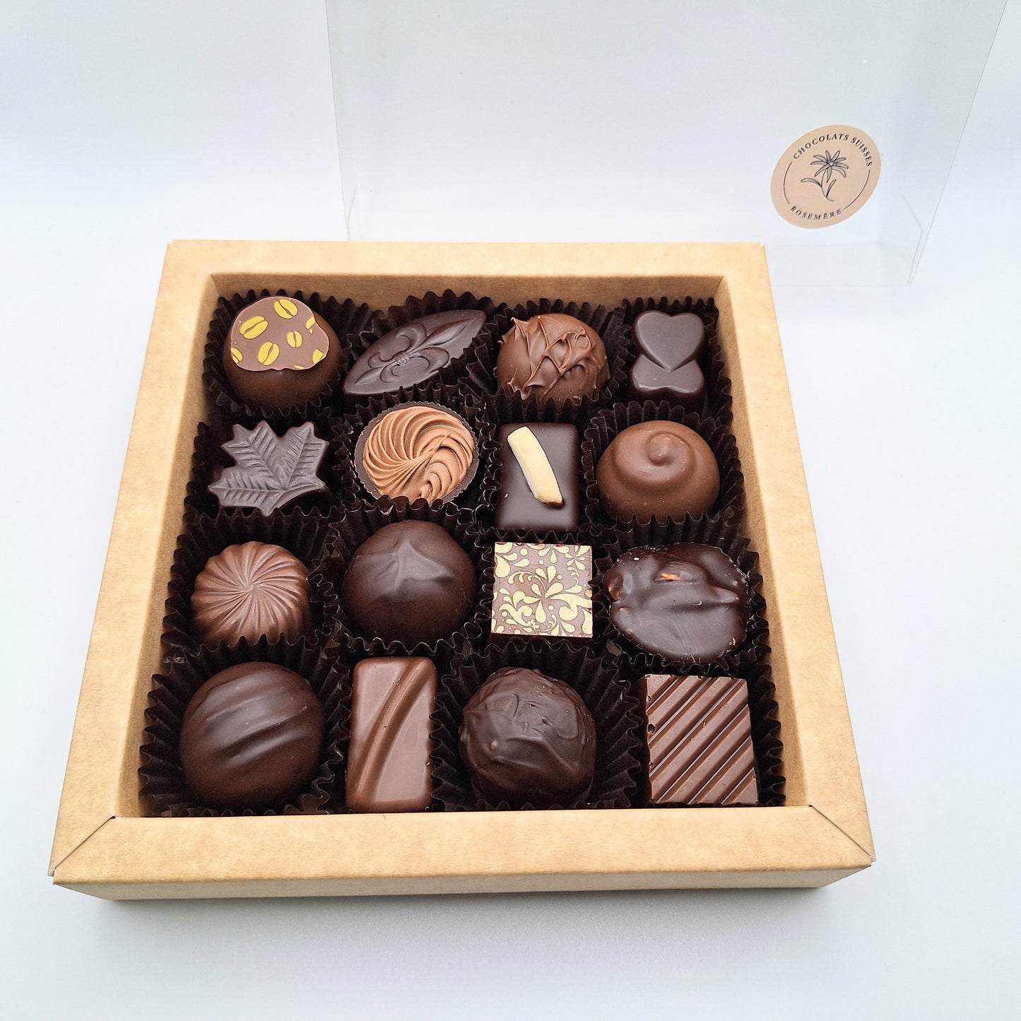 Boîte de 16 chocolats