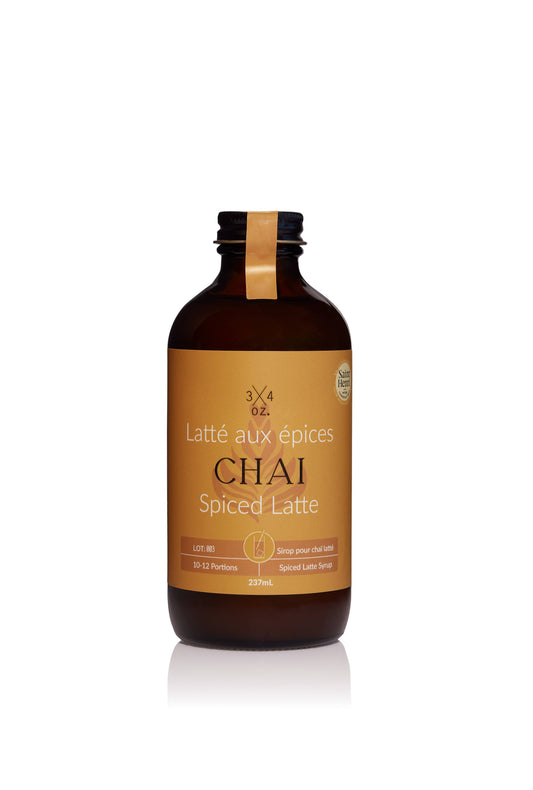 Sirop de latte aux épices chaï 237 ml