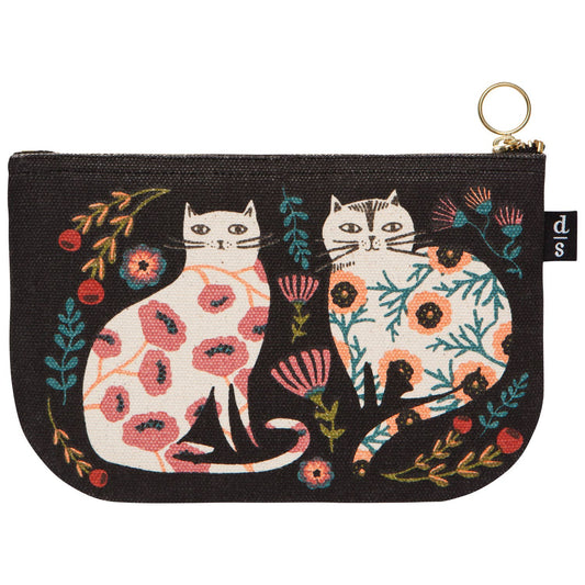 Petite pochette zippée Catbloom