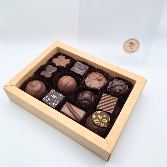 Boîte de 12 chocolats