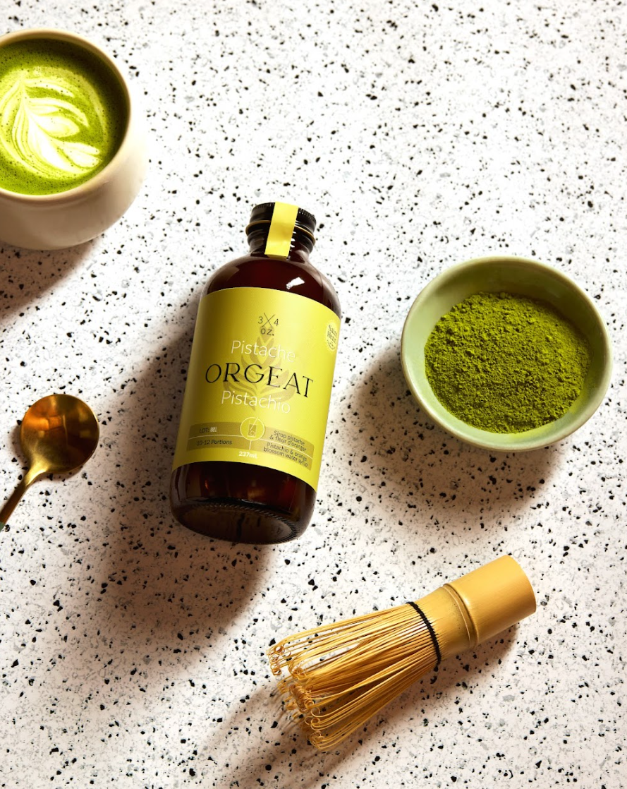 Sirop d'orgeat à la pistache