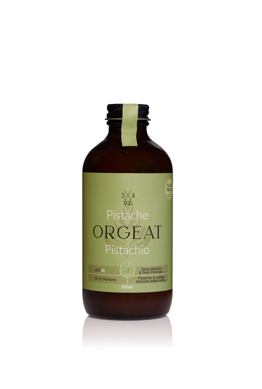Sirop d'orgeat à la pistache