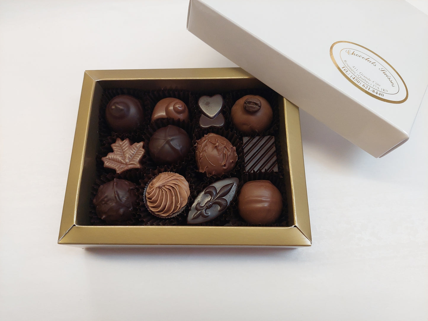 Boîte de 12 chocolats