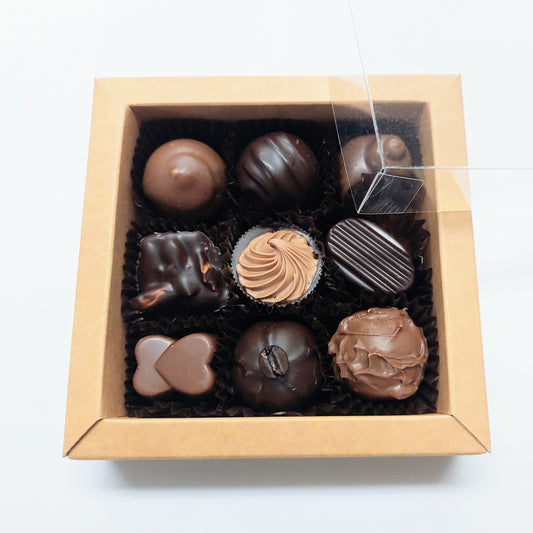 Box of 9 chocolates