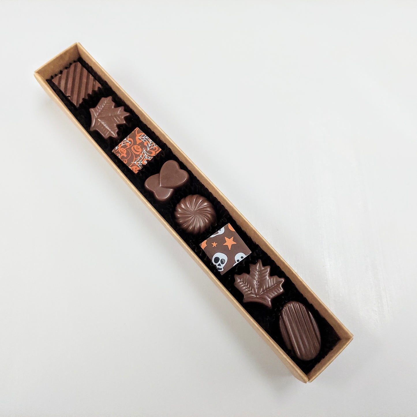 Boîte de 8 chocolats d'automne