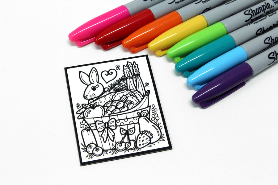 Ready to colour magnet