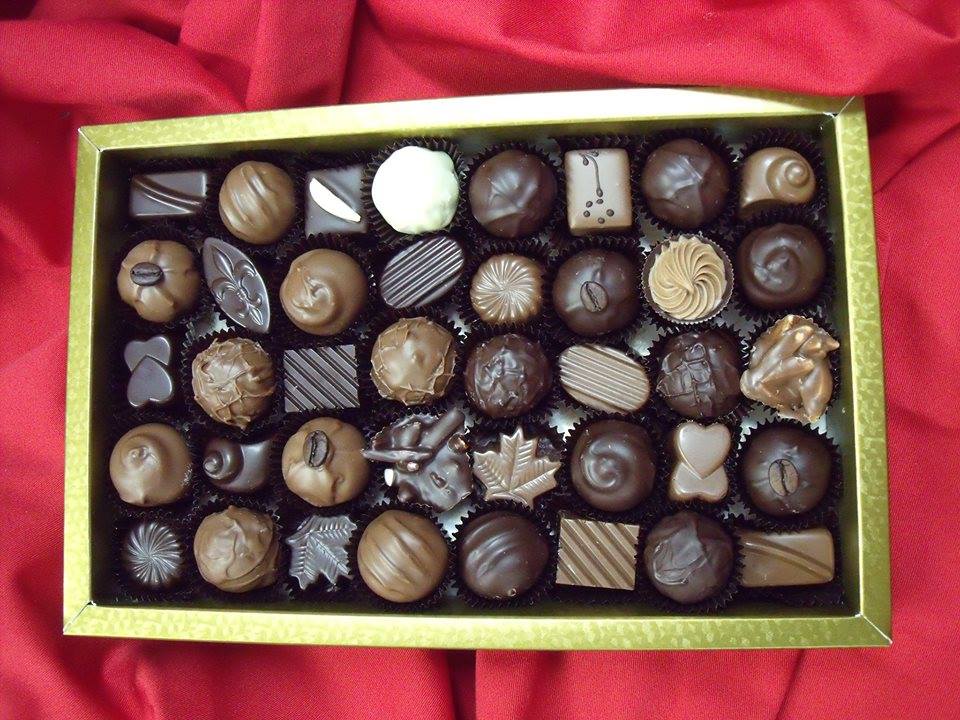 Box of 40 chocolates
